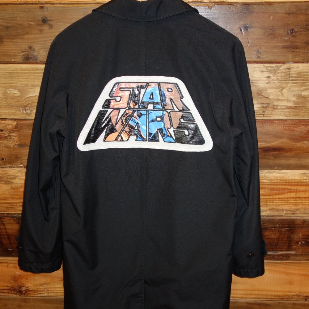 Star Wars One-of-a-Kind Custom Lucky Brand Black Trench Coat - M/L